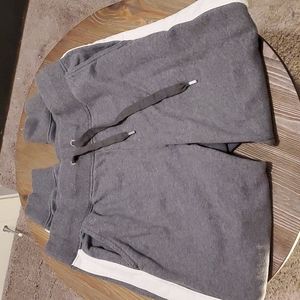 Lauren Ralph Lauren Grey Sweatpants with White Stripe Size L